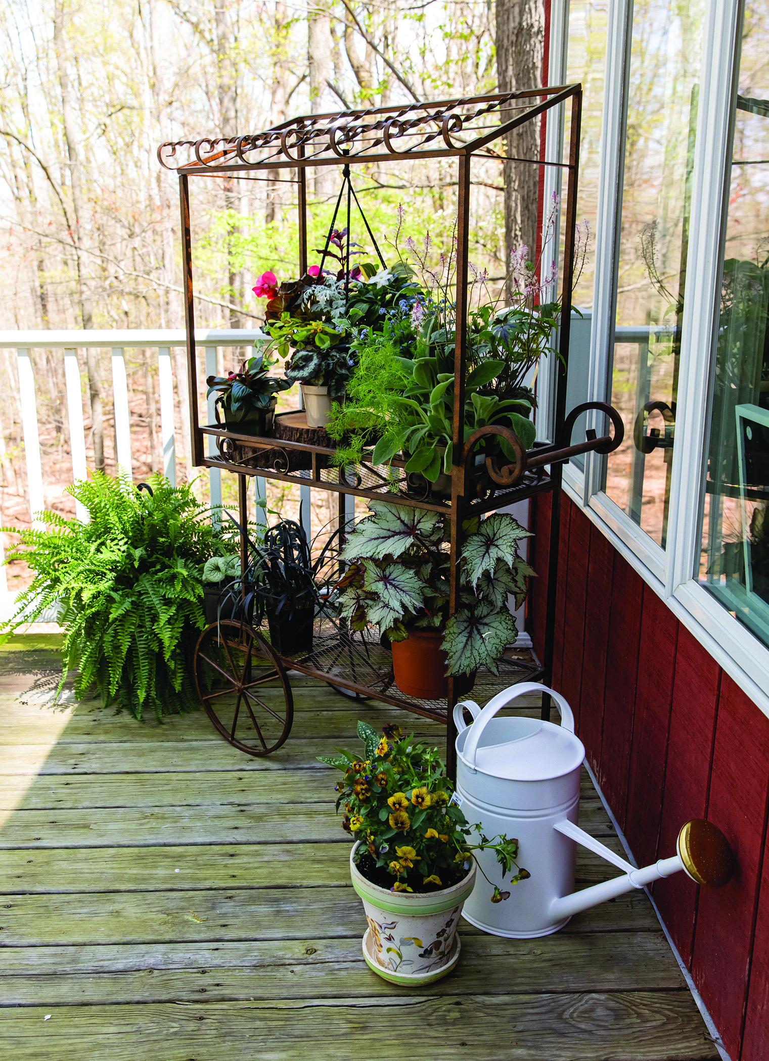 Multi-Tiered Planters / Garden Cart Plant Stands