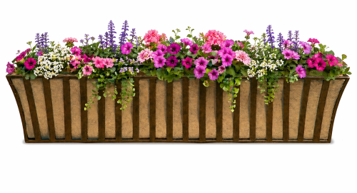 Deer Park Ironworks Large Solera Window Box w/ Coco Liner