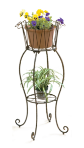 Deer Park Ironworks Tall Round Wave Planter