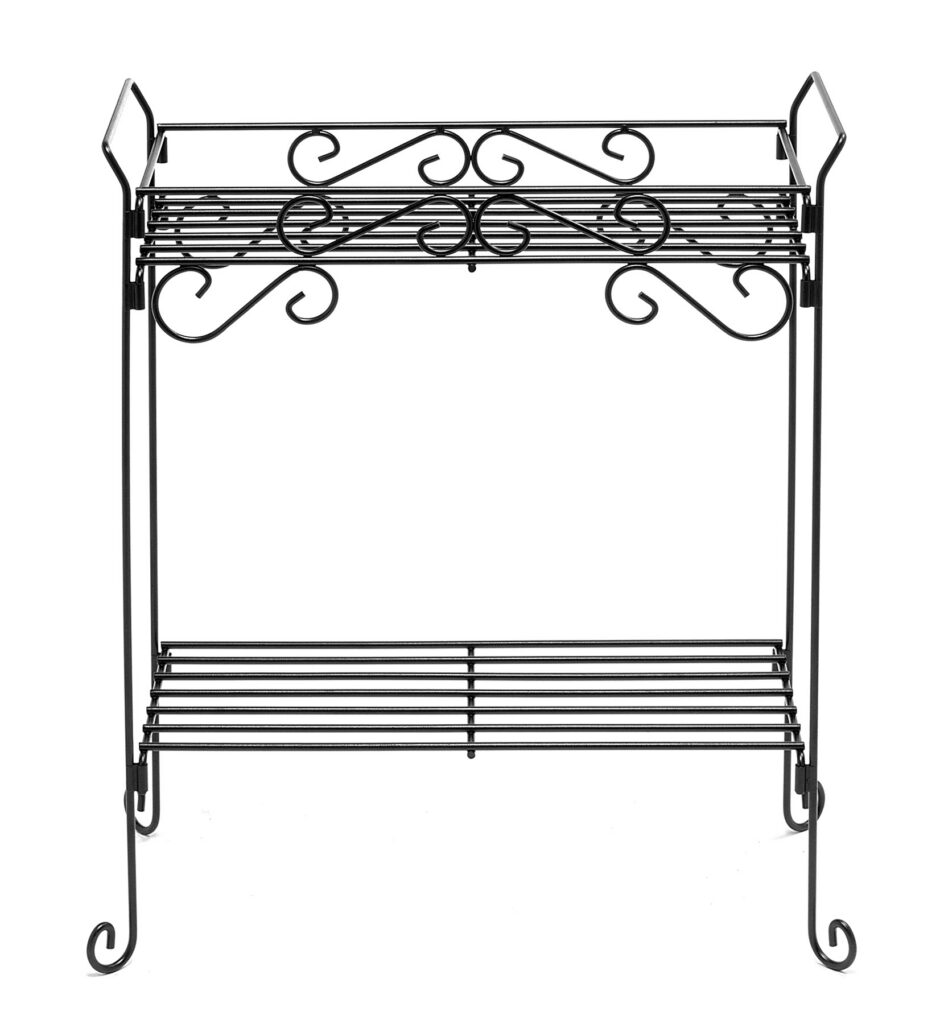 Deer Park Ironworks Rectangular 2 Tier Plant Stand