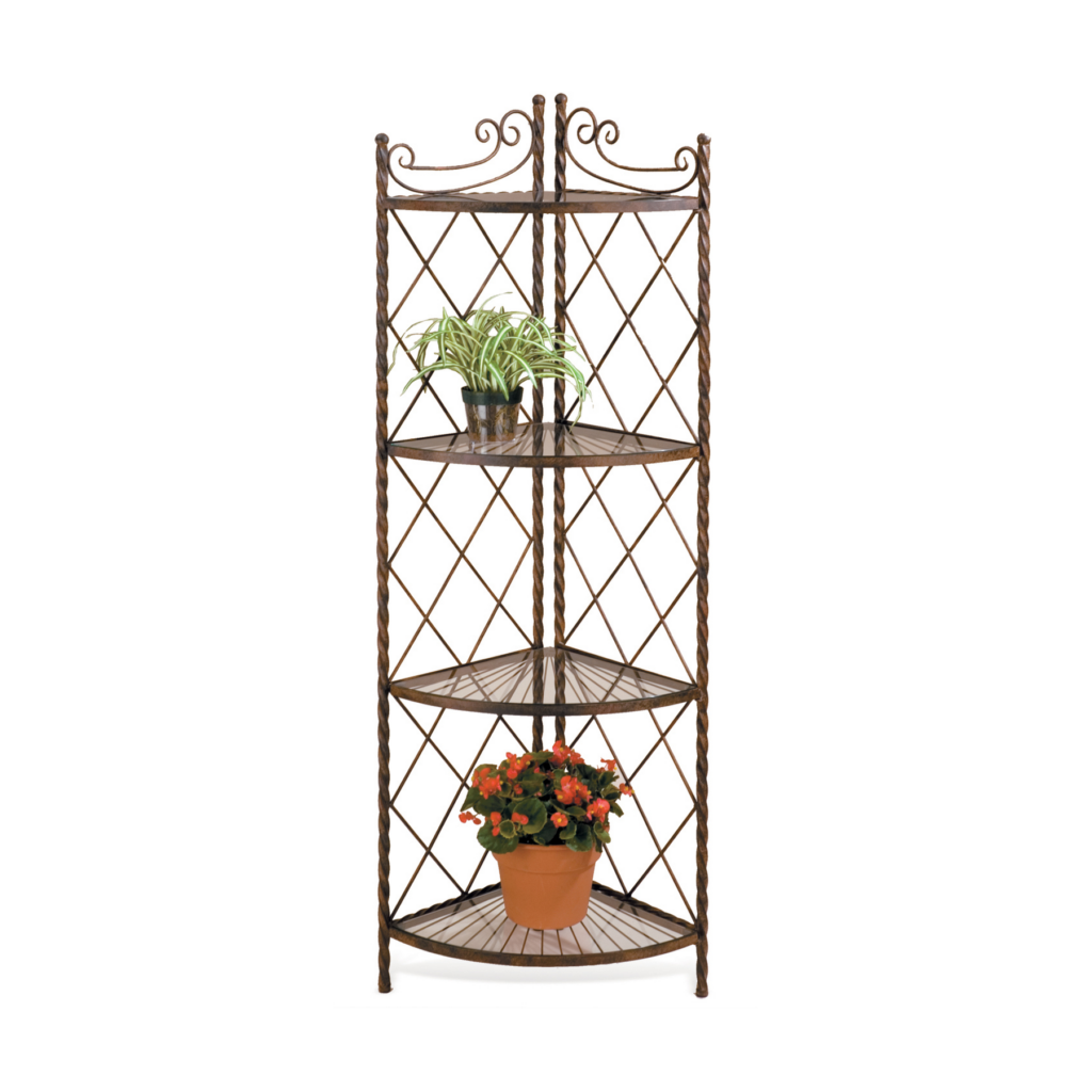 Deer Park Ironworks XXX Corner Plant Stand