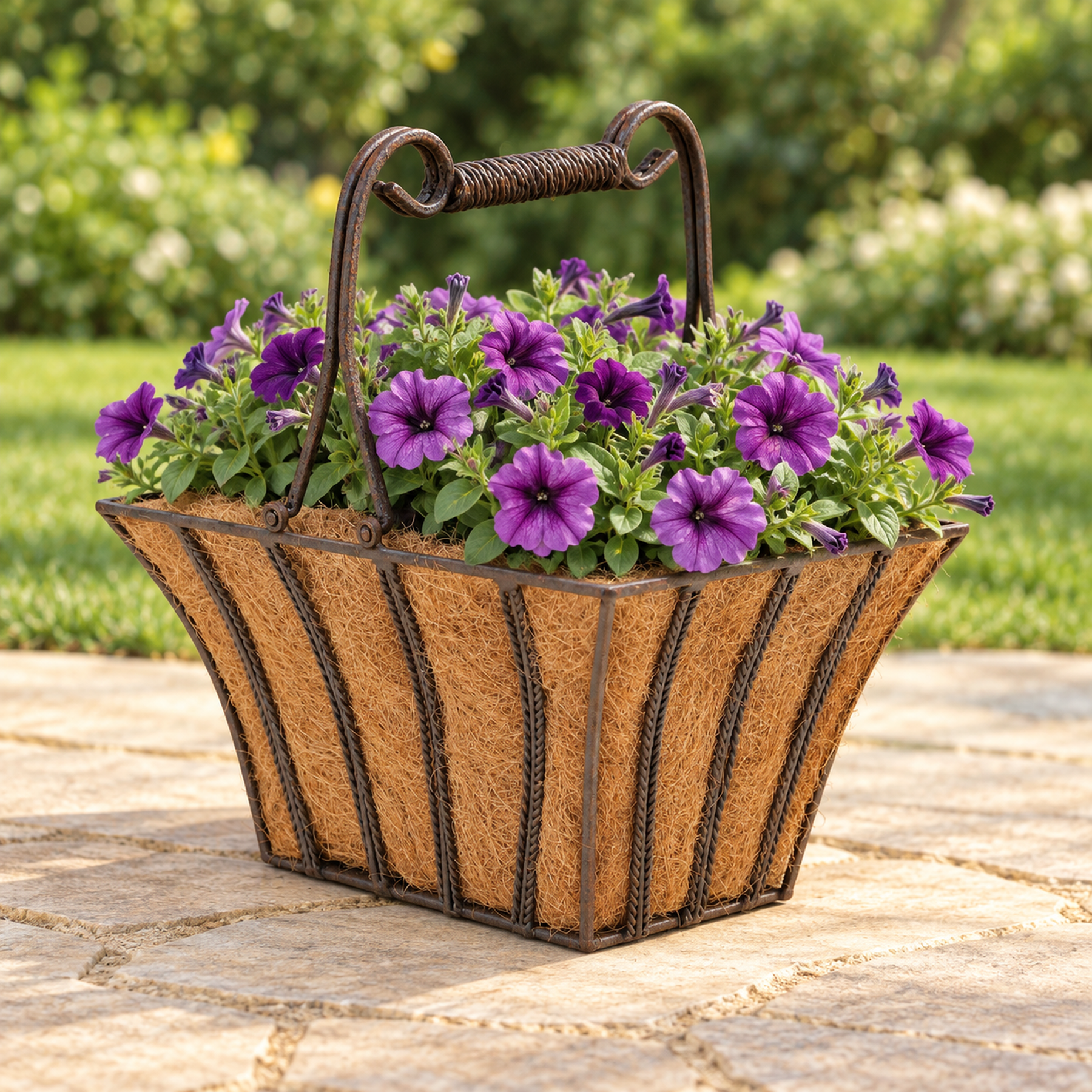 Handled Basket Planters