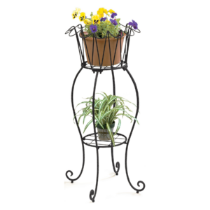 Deer Park Ironworks Tall Round Wave Planter