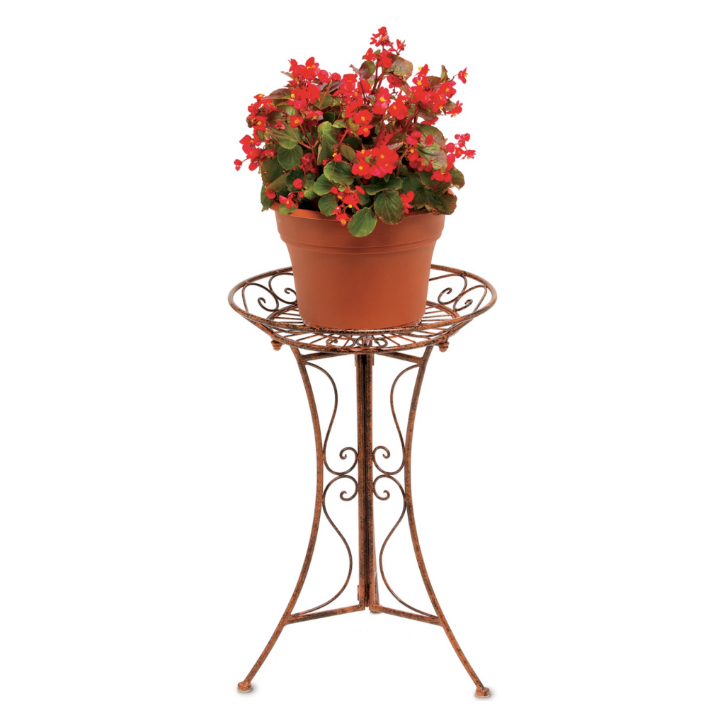 Deer Park Ironworks Sunburst Round Plant Stand