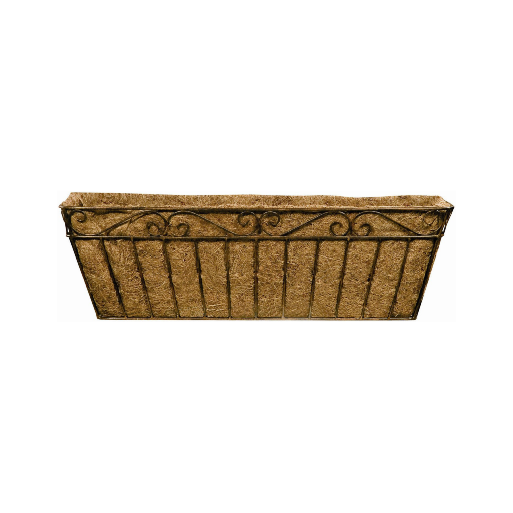Deer Park Ironworks Small Imperial Window Box w/ Coco Liner