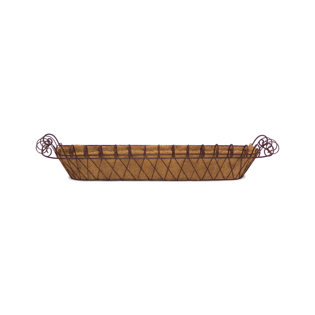 Deer Park Ironworks Large French Window Box w/ Coco Liner