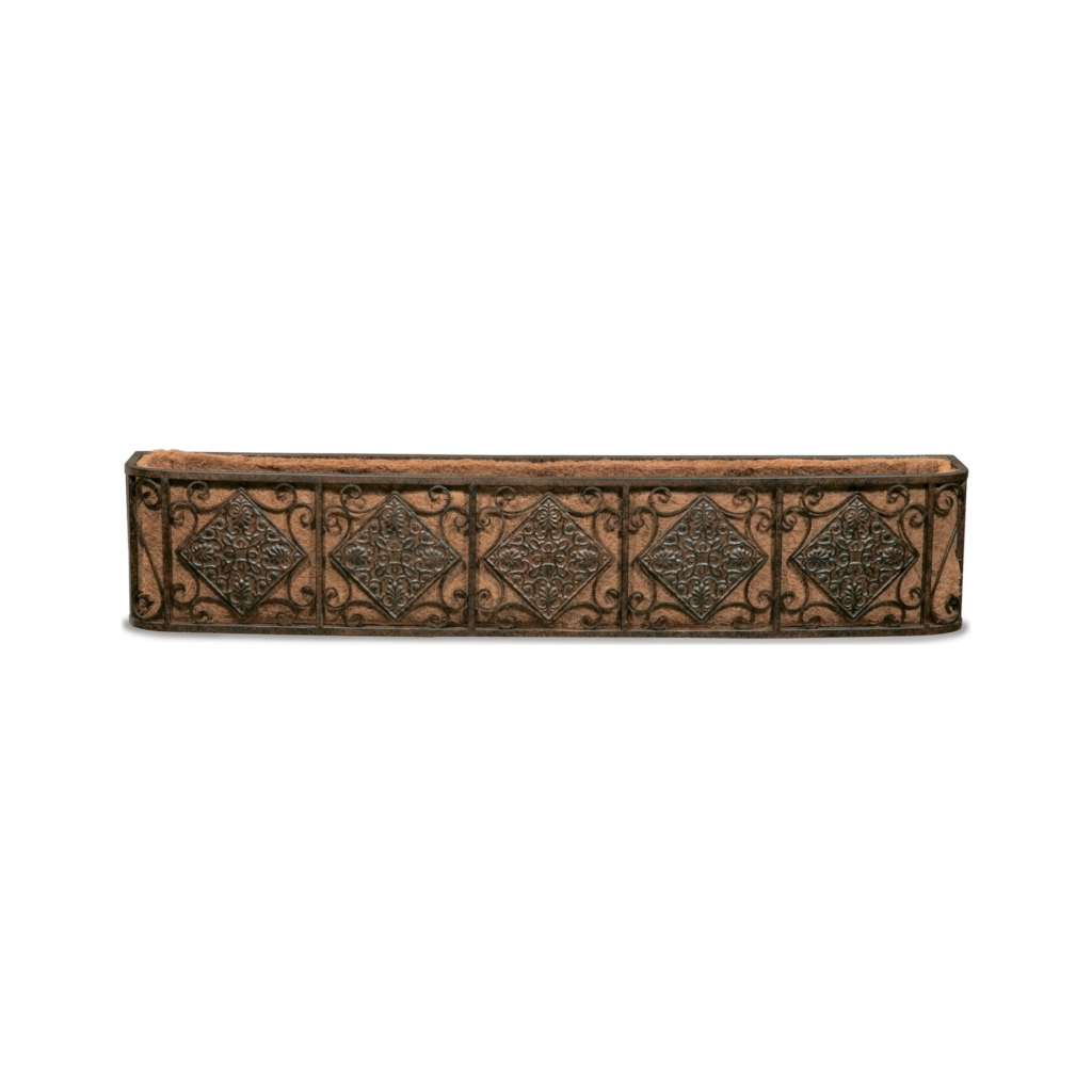 Deer Park Ironworks Large Diamond Window Box w/ Coco Liner